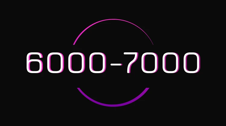 6000 - 7000 BYN