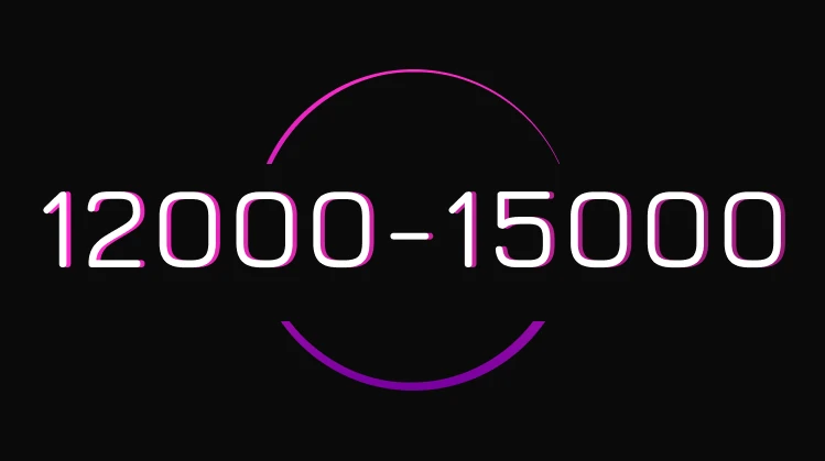 12000 - 15000 BYN